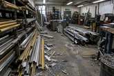 Full-length stock, offcuts and shed space
