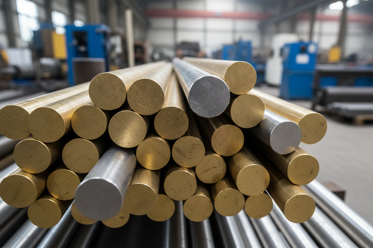 Round Bar – Brass & Stainless Steel for Every Project